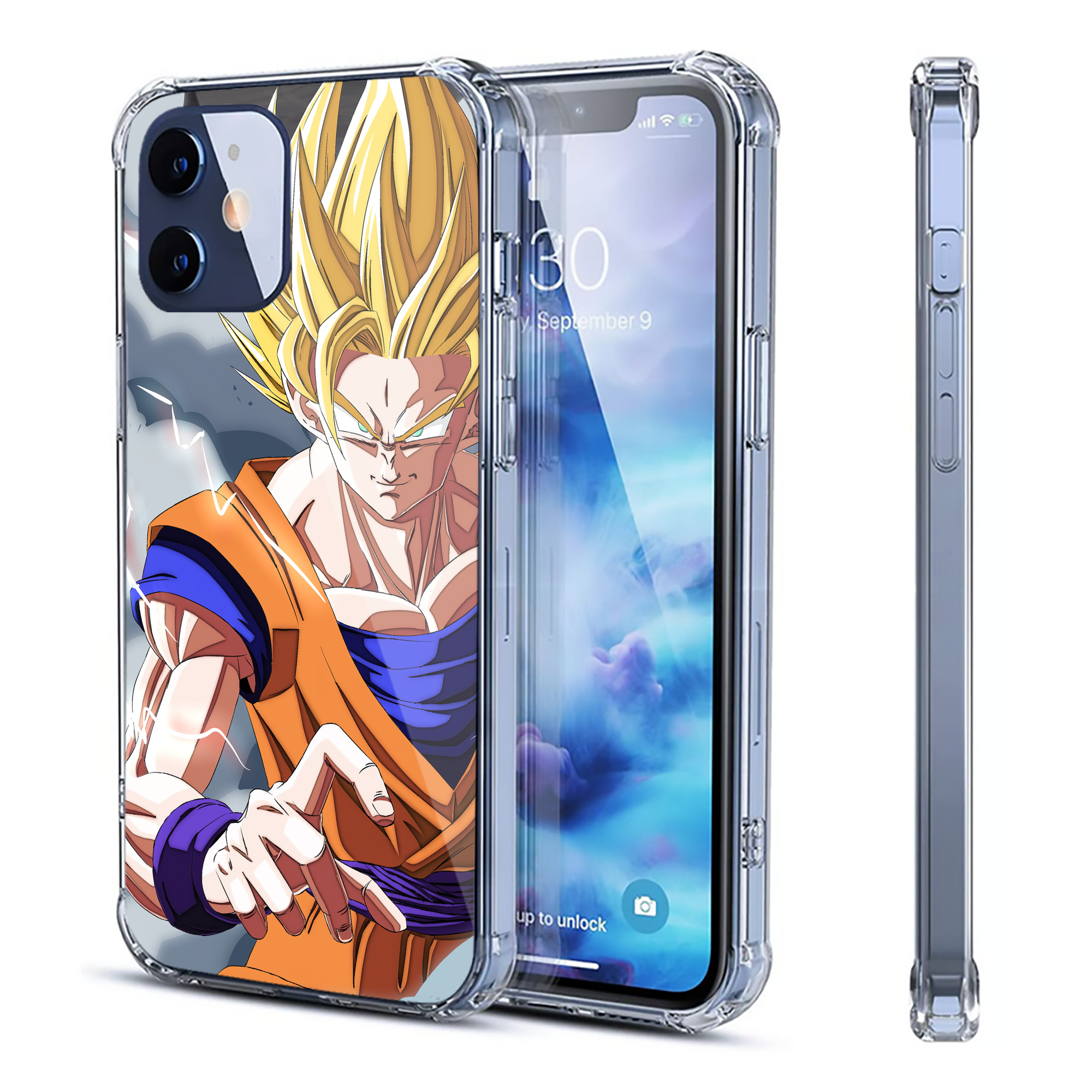 （画像用） ドラゴンボール DRAGON BALL 【iPhone 12シリーズ対応】透明スマホケース（クリアソフトケース）